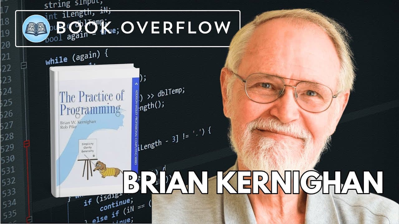Brian Kernighan Reflects on "The Practice of Programming"